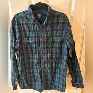 Plaid Button-up Flannel